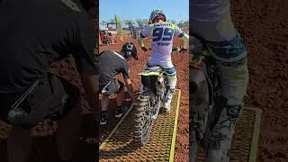 Miniature : Guillem Farres fine-tuning his starts at Hidden Valley 🇦🇺 #MXGPAustralia