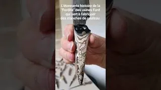 Miniature : L'étonnante histoire de la peinture des usines Ford transformée en manche de couteau. #ford #vintage
