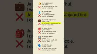 Miniature : French A1 Negatives | Learn “ne … pas” Easily