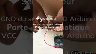 Miniature : Porte automatique, retrouvez le tuto sur ma chaîne. #smarthouse #diy #robot #doorlocks #ia #arduino
