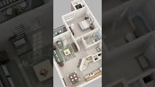 Miniature : Modern apartment design with one bedroom
