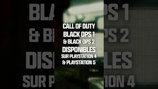 Miniature : Call of Duty Black Ops 1 et 2 sont disponibles sur PlayStation 4 & 5 !