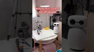 Miniature : Reachy mini control So101 lerobot arm.