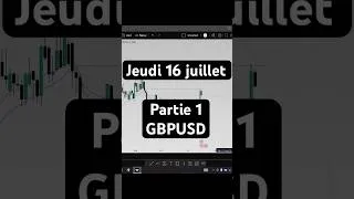 Miniature : Nouvelle journée on trade sur GBPUSD, Jeudi le 16 juillet 2026 partie 1 #tranding #forex #tradingfr