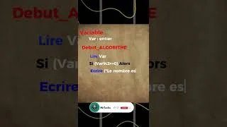 Miniature : L'algorithme de parité, Un nombre pair où impair