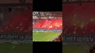 Miniature : Saint-Etienne - Nice (Asse-Ogcn) - Gros craquage de fumigènes #asse #mf91 #ga92