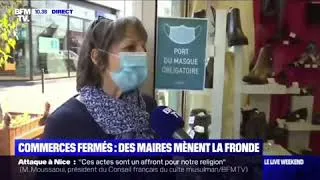 Miniature : 🔴🔴🔴 16 COVID 19 COMMERCANTS SE REBELLENT JE SUIS PRETE A ALLER EN PRISON 01 11 2020