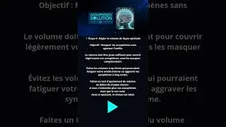 Miniature : Acouphènes Comment réussir sa thérapie  #acouphènesolution #musicevasion
