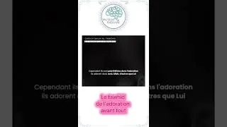 Miniature : Le tawhid de l'adoration avant tout Sheykh al fawzan