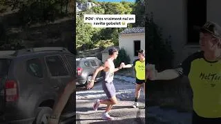 Miniature : POV : t’es vraiment nul en ravito gobelet 😭😭 #marathon #running #course