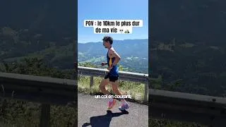 Miniature : Le 10km le plus dur de ma vie 💀⛰️ #running #annecy #semnoz