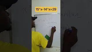Miniature : 15^x-14^x=29
