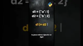 Miniature : Python : cette astuce va remplacer .update() 😳 | #pythonhacks