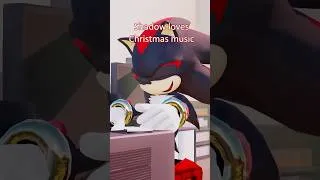 Miniature : It's never too early for Christmas music #sonicthehedgehog #shadowthehedgehog  #sonic#sonicedit