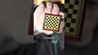 Miniature : Jouer avec LE PLUS PETIT ÉCHIQUIER ! #chess
