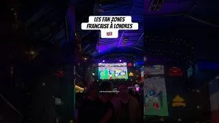 Miniature : Les fan Zone française à Londres pour supporter l’équipe de France ! 🇬🇧 #shorts #londres