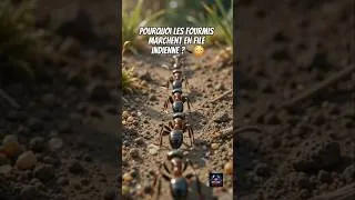Miniature : 🐜 POURQUOI LES FOURMIS MARCHENT EN FILE INDIENNE ? 😳 #mysterechoc #fourmis