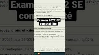 Miniature : Correction examen SE 2022 session normale