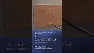 Miniature : Les aléas de la peinture de végétaux