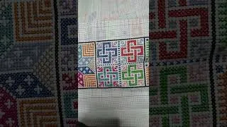 Miniature : avancée du matin magnifique 💜#paintingfairycrossstitch
