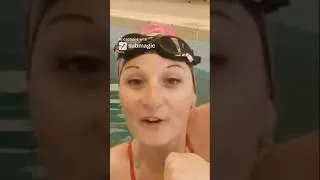 Miniature : Descendre à la perche pour apprendre a nager #swimming #natation #peuredeleau #apprendreanager