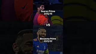 Miniature : Luis Suarez Prime (2015/2016) Versus Karim Benzema Prime (2021/2022) ⚔️🔫 #football #footballshorts