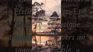 Miniature : Avant de dormir, offre toi ce moment de sérénité 🌿🕊️
