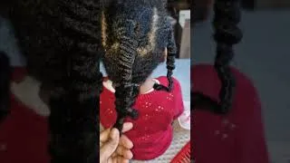 Miniature : Idée coiffure fillette #braids #babyhairstyles
