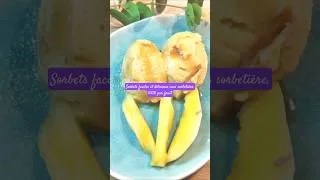 Miniature : Sorbets faciles économiques 100% purs fruits,sans sorbetière.Sorbet  mangue et sorbet fraise 🍓🥭🍨🍧