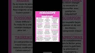 Miniature : 🔮HOROSCOPE DU SAMEDI 15 AOÛT. #oracleamour #guidance #astrology #tarot #voyanceactualite