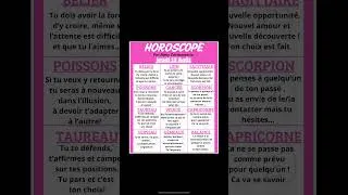 Miniature : 🔮HOROSCOPE DU JEUDI 13 AOÛT. #oracleamour #guidance #astrology #tarot #voyanceactualite
