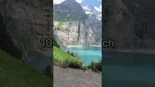 Miniature : Le plus beau banc du monde #travel #suisse #switzerland #oeschinensee #voyage #view #amazing
