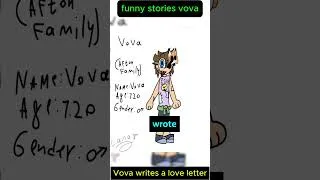 Miniature : funny stories vova: Vova writes a love letter
