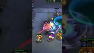 Miniature : L'augment "Two Tanky" en 5 miel sur 14.18 Teamifght Tactics - 2 Nunu 2 Blitz 2 Kog #shorts