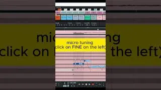 Miniature : Fine Pitch Tuning Reason #synth  #musicsoftware #reason #autotune #melodyne