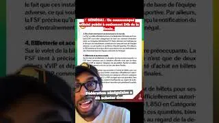 Miniature : 🚨 Le Sénégal Publie un Communiqué OFFICIEL à 24h de la Finale | Que Se Passe-t-il ?