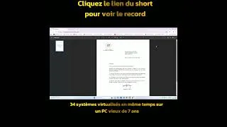 Miniature : Champion du monde de virtualisation système #virtualisation #guinnessworldrecords