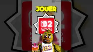 Miniature : JOUER CHICA SUR SWITCH ?!?!?!  #nintendo #chica #fnaf #movie #chill