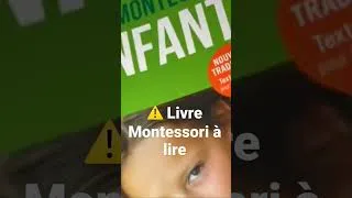 Miniature : Quel livre pour comprendre la pédagogie Montessori ? #montessori #enfants #petiteenfance #creche