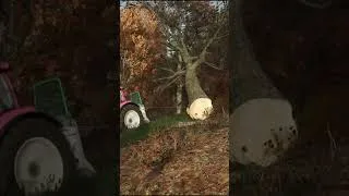 Miniature : Vincent veut tirer l'arbre... c'est le tracteur qui décolle 🤣 | FS25 Le Méchet