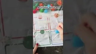 Miniature : Activité enfants dès 2ans: tri des couleurs !