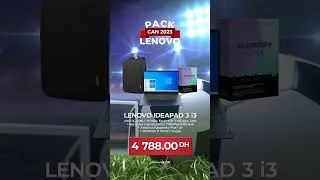 Miniature : NGT Maroc: CAN 2023 Promo Pack Lenovo Ideapd 3
