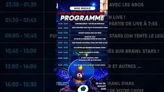 Miniature : UN NOUVEAU 24H ! 🔥​☺️​ #brawlstars #shorts #live24h #planning #abonnés