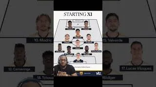 Miniature : NOTRE COMPOSITION DE DEPART POUR LE CLASSICO !! #realmadird #football #elclasico