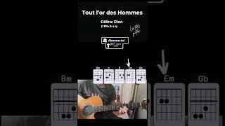 Miniature : Tout l'or des Hommes - Céline Dion SHORT 3 #coverguitar