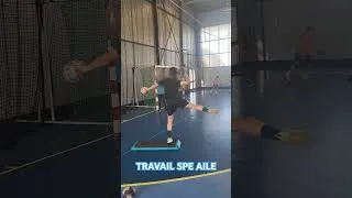 Miniature : Travail jambe libre, armé, poignet, doigts à l'aile. #handball