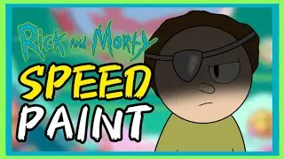 Miniature : Speed Paint : Evil Morty - Ibis Paint