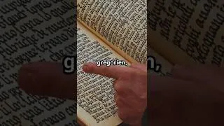 Miniature : le chant grégorien