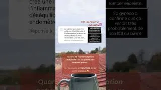 Miniature : stérilet au cuivre et infertilité