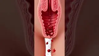 Miniature : la menstruation chez la femme.